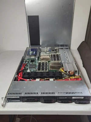 SUPERMICRO CSE-119 1U 2x Xeon X5675 3.06 ghz 64 gb RAM 6 TB HDD  - Image 1 of 4