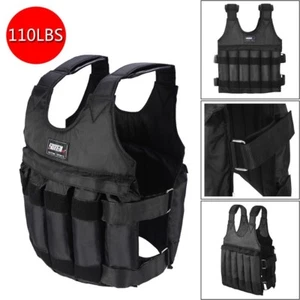 50KG Workout Weighted Vest Adjustable Weight Training Fitness Walking Running - Picture 1 of 13