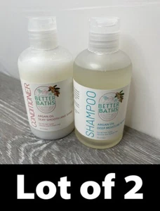 Lot/2 Better Baths Argan Oil Shampoo & Conditioner 10 oz each Exp 3/26 d15 - Picture 1 of 17