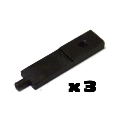 Tattoo Armature Bars Lot Of 3pcs Black For Machine Gun Iron Bar Speed - Image 1 of 2