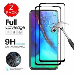 For Motorola Moto G Stylus/G8 Power/G Power Full Coverage Glass Screen Protector - Photo 1 sur 15