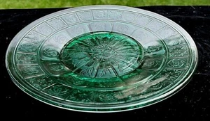 Teal - Ultra Marine Doric and Pansy Child 6" Dinner Plate - Picture 1 of 3