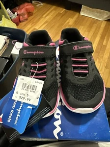 Champion Ww Gusto Co schwarz/pink Kinder Turnschuhe Größe 5w 2016 - Bild 1 von 16