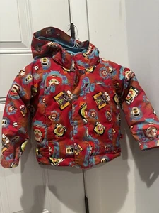 Burton X Disney Dry Ride Girls Jacket Toy Story Nemo Wall-E Incredibles 3T #1 - Picture 1 of 20