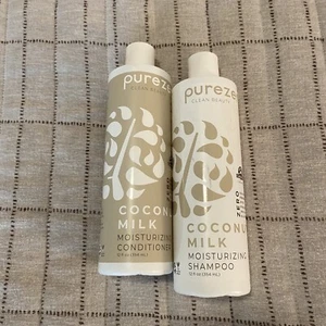 Menge 2 Pure Zero Clean Beauty Kokosmilch Shampoo & Conditioner jeweils 12 Unzen - Bild 1 von 2