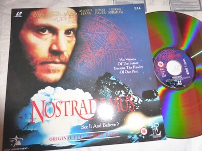 NOSTRADAMUS PAL Laser Disc 1994 TCHEKY KARYO, AMANDA PLUMMER, RUTGER HAUER - Image 1 of 3