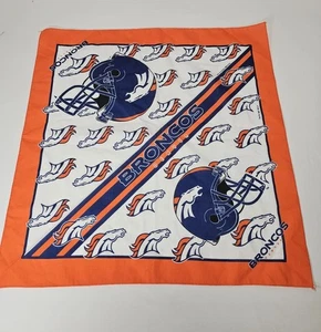 Vintage Denver Broncos 1997 Bandana Scarf Orange - Picture 1 of 6