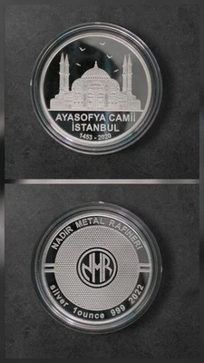 Ayasofya Camii – Istanbul – 1 oz Feinsilber - Bild 1 von 2