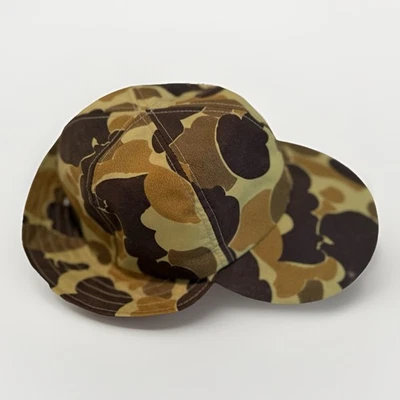 Vintage Columbia Gore-Tex Camo Hat Duck Hunter Boonie Flip Bill Brim USA Made - Image 1 of 4