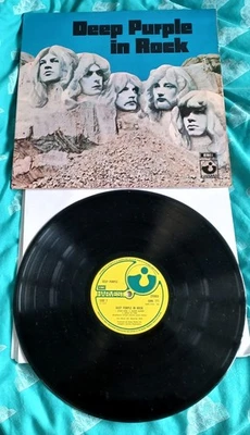 Deep Purple in Rock - 12" Vinyl LP Album, Gillan, Paice, Lord, Blackmore, Glover - Image 1 of 3