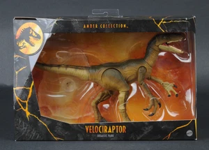 Mattel Jurassic Park 2021 colección ámbar Velociraptor sellado nuevo - Imagen 1 de 7
