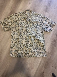 Vintage Cutter and Buck Button Up Shirt Mens M Multicolor Linen, Cotton - Picture 1 of 5