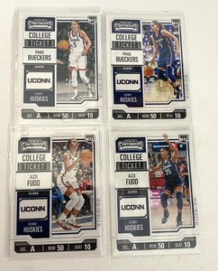 2025 Panini Contenders College Ticket PAIGE BUECKERS & AZZI FUDD UConn - Picture 1 of 2