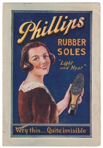 1920's BETTWS AMMANFORD - Shoe Repair / Cobbler Price List Phillips Soles - e225 - Picture 1 of 3