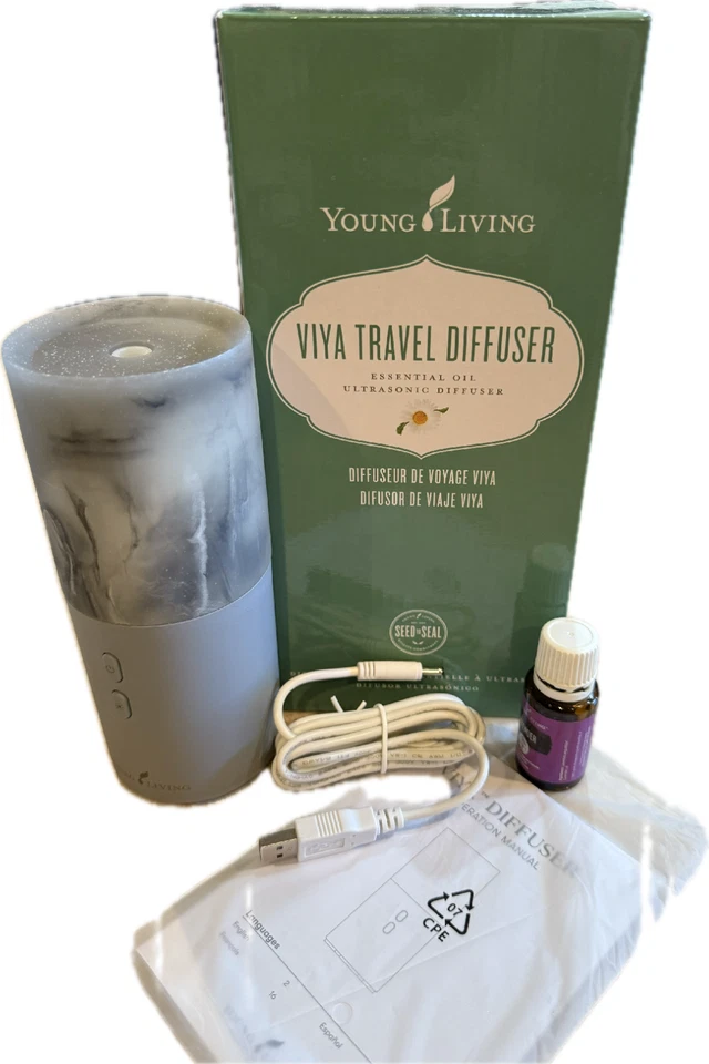 Difusor de viagem Young Living Viya LIGEIRAMENTE USADO na caixa - Imagem 1 de 1