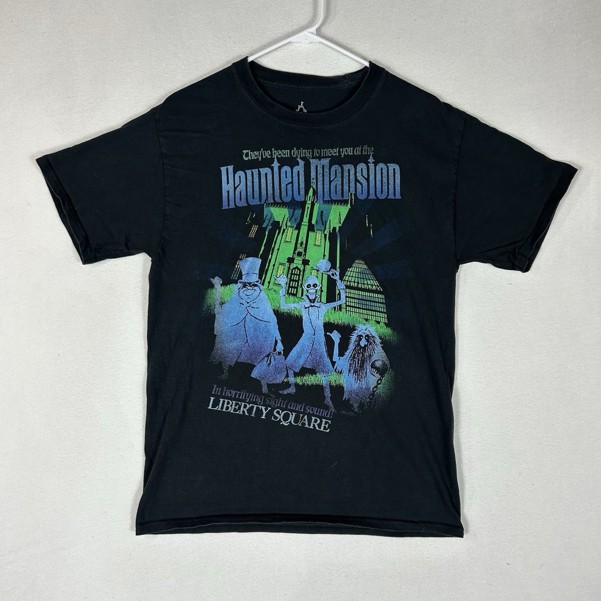 新品未使用 Haunted Mansion スウェットTシャツ ディズニー ホーンテッドマンション 動く部屋 ヘインズ プリント