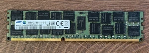 Samsung CN M393B2G70QH0-YK0 16 GB 2Rx4 PC3L-12800R DDR3 ECC RAM registrata - Foto 1 di 5