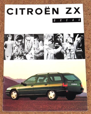 1993-94 CITROEN ZX BREAK Estate Sales Brochure (ITALIAN MARKET) - Avantage Aura - Image 1 of 4