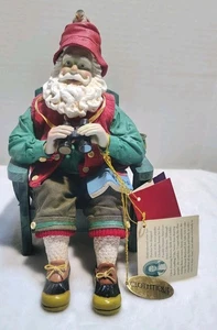 Clothtique Possible Dreams Fine Feathered Friends 15128 Santa Claus Signed 2001 - Picture 1 of 12