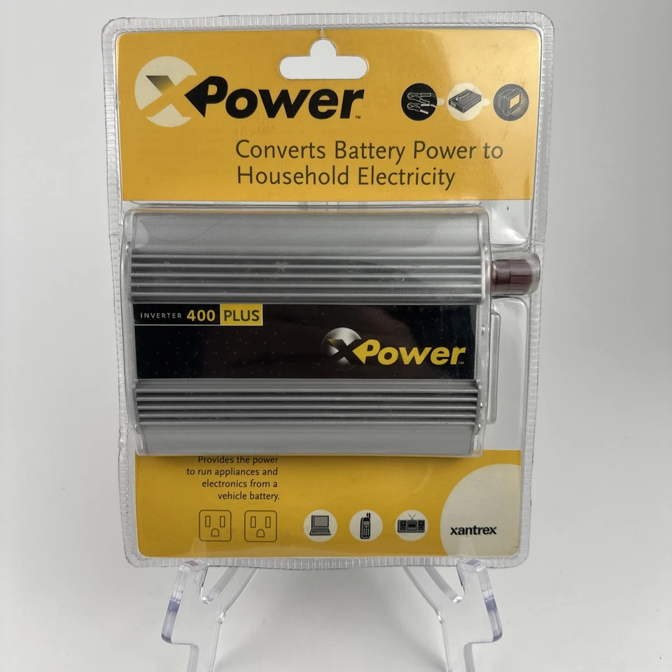 Xantrex XPower Inverter 400 Plus Input 12 DC Output 115 AC From Car Battery New - Image 1 of 3