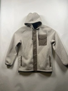 Bylt Back Bay Sherpa Jacket Mens Size XL Full Zip Snap Hooded Fleece Pockets - Picture 1 of 12