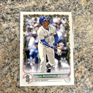 Julio Rodriguez 2022 Topps Holiday #Rookie Card RC Seattle Mariners - Picture 1 of 2