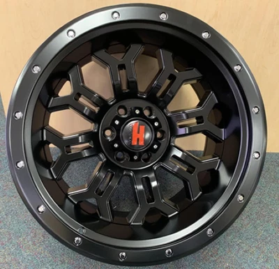Rueda 20" HAVOK H108 🔥 20X12 -44 8X180 🔥CB 125 negro mate y llanta mecanizada 🔻 Foto 1 de 4