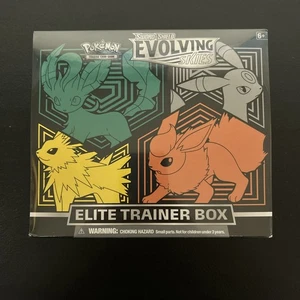 Pokemon TCG Sword & Shield EVOLVING SKIES Elite Trainer Box ETB Neu/SEALED - Bild 1 von 7