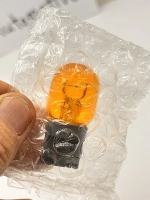 Big Bike Parts Moto Ámbar 7443 Bombillas de Repuesto 12V 2 1/5W Cuña Foto 1 de 4