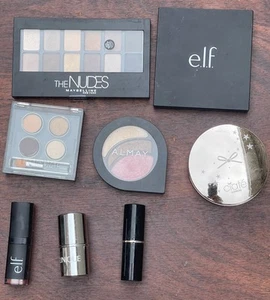 LOTE MIXTO MAQUILLAJE MAYBELLINE ALMAY LANCOME ELF CIATE CLINIQUE - Imagen 1 de 17