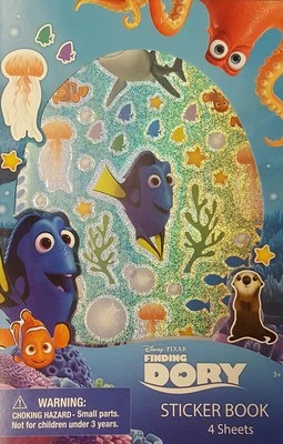 Книга наклеек Finding Dory 4 листа в книге - Изображение 1 из 4