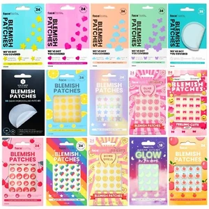 Face Facts Blemish Patches Salicylic Acid Spot Pimple Acne Sticker Patch Plaster - Picture 1 of 34