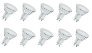 10ER OSRAM GU10 LED Spot Leuchtmittel kaltweiß Dimmbar Reflektor Lampe 4,1W=32W - Bild 1 von 10