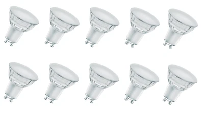 10ER OSRAM GU10 LED Spot Leuchtmittel kaltweiß Dimmbar Reflektor Lampe 4,1W=32W - Bild 1 von 4