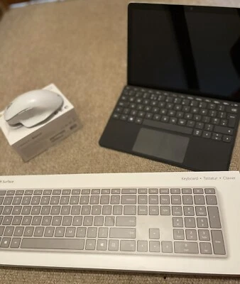 Microsoft Surface Go 64GB, Wi-Fi, 10in - Silver. With Accessories - Image 1 of 4