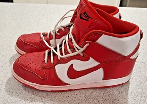 Nike ID Dunk High Training Red white AH 7977-991 Shoe Men's Size US 14 - Picture 1 of 14