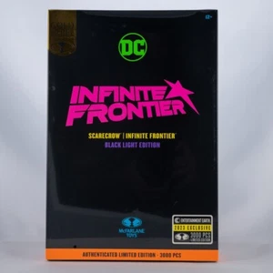 McFarlane Espantapájaros Infinite Frontier Negro Luz Dorado Etiqueta SDCC 2023 Exclusivo - Imagen 1 de 7
