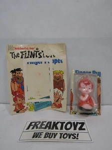 1972 Knickerbocker Flintstones Pebbles Finger Puppet W/ Original Packaging - Picture 1 of 6