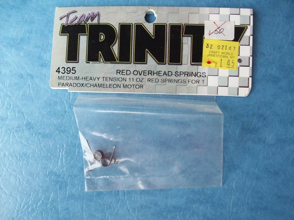 TRINITY 4395 BRUSHED MOTOR SPRINGS MEDIUM HEAVY RED 11 OZ PARADOX TRK4395 - Image 1 of 1