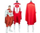 Invincible Omni Man Cosplay Costume Men Book Week Halloween Jumpsuit Outfit Cape