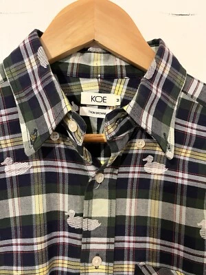 Vintage Thom Browne X KOE Duck Check Shirt - Image 1 of 3
