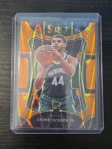 2023-24 Select Orange Tectonic Mezzanine Prizm Andre Jackson Jr. RC #317 Rookie - Picture 1 of 2
