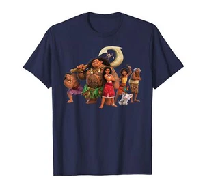 Disney Moana 2 Moana'S Ocean Adventure Crew Group Together T-Shirt_ - Picture 1 of 1