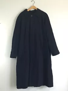 Claiborne dunkelblauer Mantel eleganter Trenchcoat Herren Größe 44R 46" lang - Bild 1 von 10