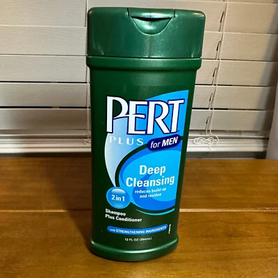 New Pert Plus Men 2 n 1 Shampoo Conditioner Deep Cleansing 12 oz - Image 1 of 3