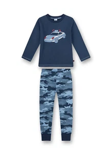 Sanetta 232850 niño pijama pijama ropa de dormir policía coche de policía azul - Imagen 1 de 2
