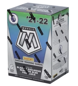 2021-22 Panini Mosaic Calcio Premier League Blaster Box Sigillato in Fabbrica FANATICS - Foto 1 di 2