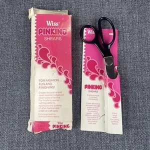 Vintage Wiss Pinking Shears Scissors Model CB7 In Original Box USA Made - Picture 1 of 6