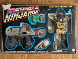 Vintage 1985 Cheng Ching Toys Cruncher & Ninjaron Nebular Warlords Spielset - Bild 1 von 6