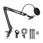 Gaming Mic Stand Microphone Stand Boom Suspension Bracket With Windshield  M7e1